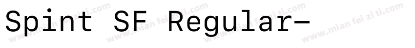 Spint SF Regular字体转换